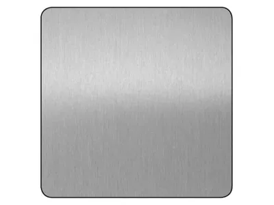 Tôle alu anodisé argent brossé 1000 x 500 mm