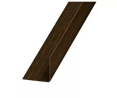 Cornière PVC Wengé 20 x 20 mm, 1 m CQFD
