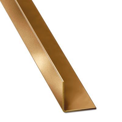 Cornière PVC marron glacé 20 x 20 mm, 2 m