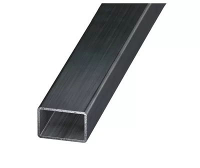 Tube rectangulaire acier brut 60 x 40 mm Ep. 1,5 mm, 2 m