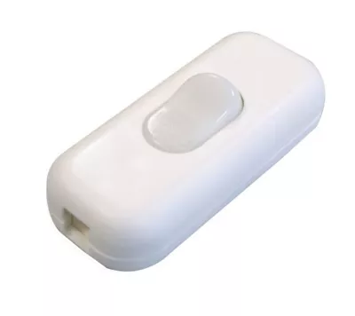 Interrupteur à bascule unipolaire TIBELEC 6A 250V blanc