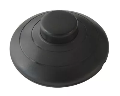 Interrupteur à pied unipolaire TIBELEC 2A 250V noir