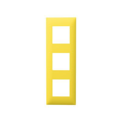 Plaque de finition triple Jaune Arnould Espace