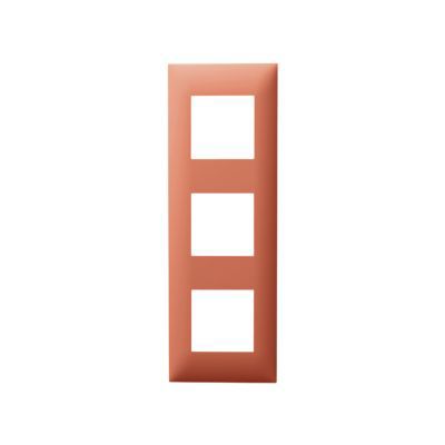 Plaque de finition triple Terracotta Arnould Espace