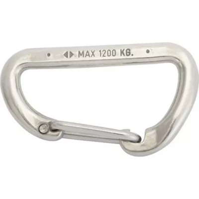 Porte-mousqueton asymétrique Chapuis inox 80 mm