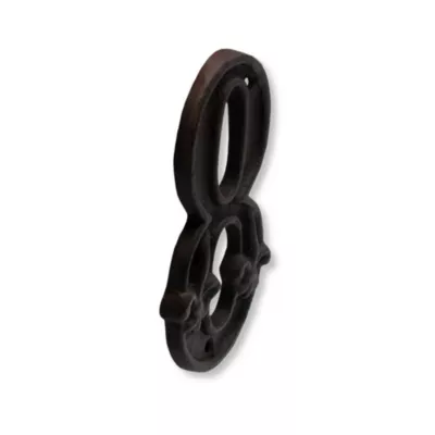 N° de maison - marquage 8 - en fonte - couleur marron - à visser - hauteur 12 cm - Chapuis CFR8