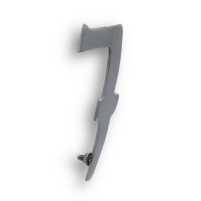 N° de maison - marquage 7 - en acier inoxydable - couleur gris - à visser - hauteur 10 cm - Chapuis CIXA7