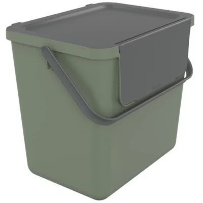 Poubelle de tri avec poignée 25 L Loops Sundis H. 29,7 cm vert