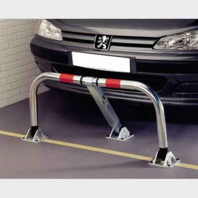 Barrière de parking 3 pieds rabattable déformable avec amortisseur Mottez