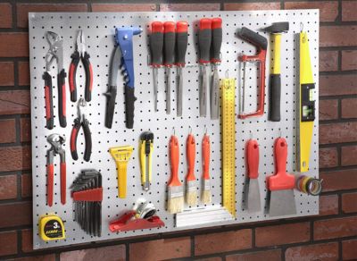 Panneau perforé 60 x 90 cm - ép. 0,6 mm