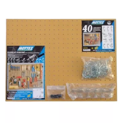 Panneau porte-outils mural 90 x 60 cm Mottez