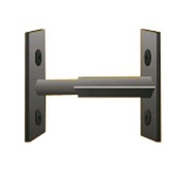 Barreau télescopique de fenêtre, acier noir, Mottez, L.30-55 cm