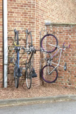 Rangement mural antivol pour vélo H. 173,6 cm Mottez acier
