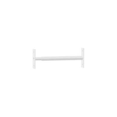 Barreau télescopique de fenêtre, acier blanc, Mottez, L.30 à 55 cm