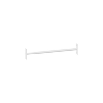 Barreau télescopique de fenêtre, acier blanc, Mottez , L.55 à 103 cm