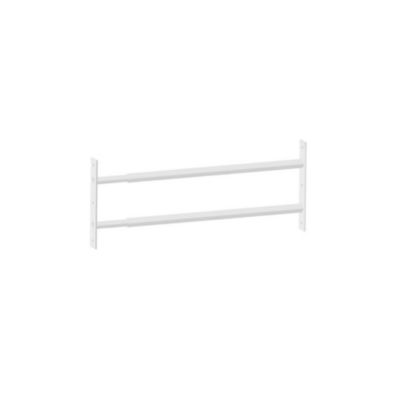 2 barreaux télescopiques de fenêtre, acier blanc, Mottez, L.55 à 103 cm