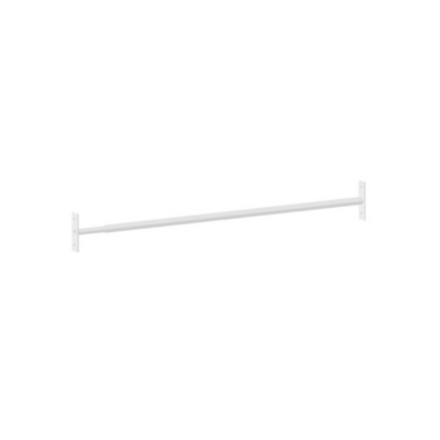 Barreau télescopique de fenêtre, acier blanc, Mottez, L.99 à 188 cm