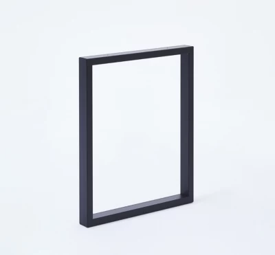 Pied de table rectangulaire Mottez en acier noir H. 110 cm