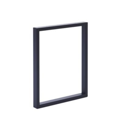 Pied de table rectangulaire Mottez en acier noir H. 71 cm