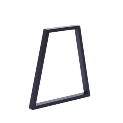 Pied de table en triangle Mottez en acier noir H. 71 cm
