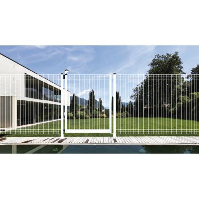 Panneau de sécurité piscine Aquaplace blanc H.130 x L.198 cm – finition résistante aux UV