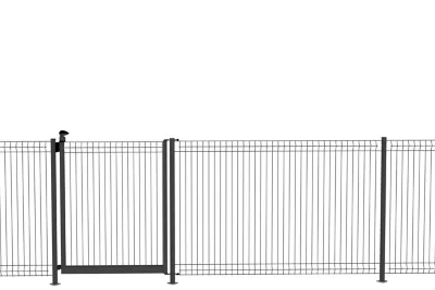 Panneau de sécurité piscine Aquaclassic GR 70 Dirickx – H.130,6 x L.198 cm – acier galvanisé gris
