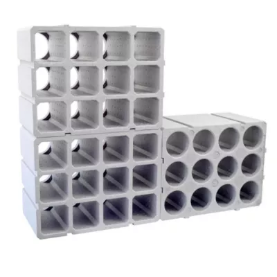 Casier à 12 bouteilles L.44 cm x H.33,5 x P.23 cm, Neops gris