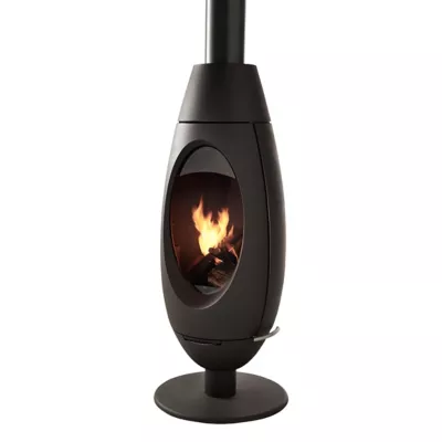 Image principale de Poêle à bois en fonte Invicta Ove 10kW 120m²