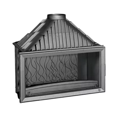 Foyer Invicta 1100 GV vue panoramique 18 kW