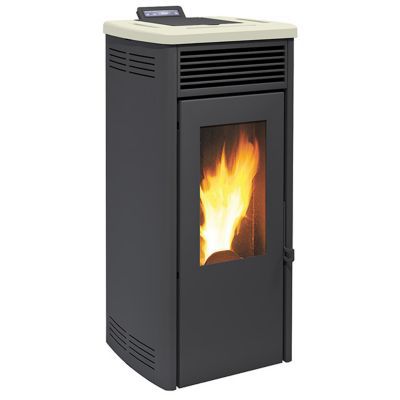 Poêle à granulés Novedia 7 kW crème