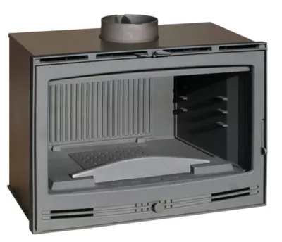 Insert à bois en fonte Invicta 800 Compact P900854 10kW anthracite