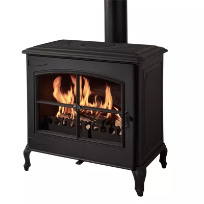 Poêle à bois en fonte Invicta Rustica 10kW 120m²