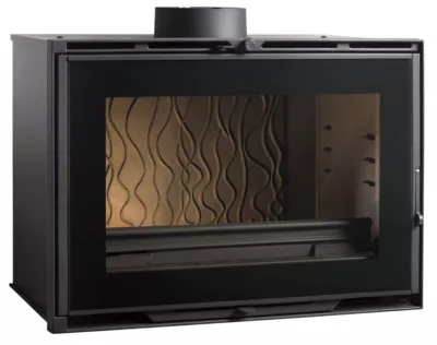 Insert à bois en fonte Invicta 800 Ga Turbo P968853 10kW anthracite