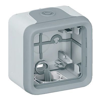 Boîtier simple Legrand Plexo saillie gris