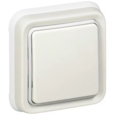 Interrupteur complet Legrand Plexo en saillie blanc