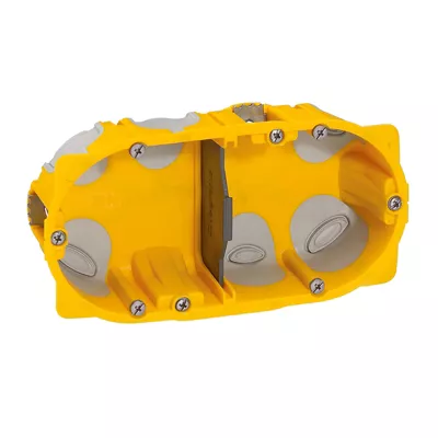 Boîte double Legrand Batibox Energy plaque de plâtre