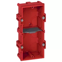Boîte d'encastrement double maçonnerie Legrand P. 40 mm