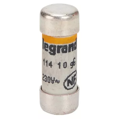 3 fusibles céramique Legrand 8.5 x 23 mm avec voyant