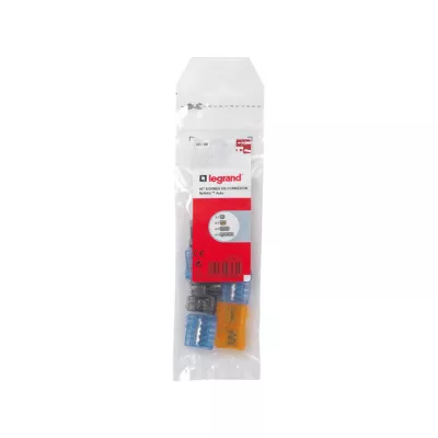 Lot de 9 bornes connexions sans vis Legrand