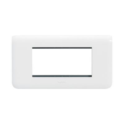 Plaque double interrupteur Legrand Mosaïc 4 commandes horizontal