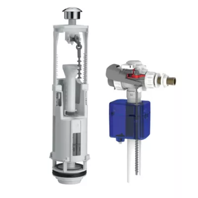 Chasse d'eau + robinet flotteur Siamp Aquastop optima + étrier