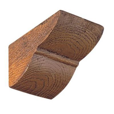 Console polyuréthane Decosa Tirol chêne clair pour poutre 9 x 6 cm