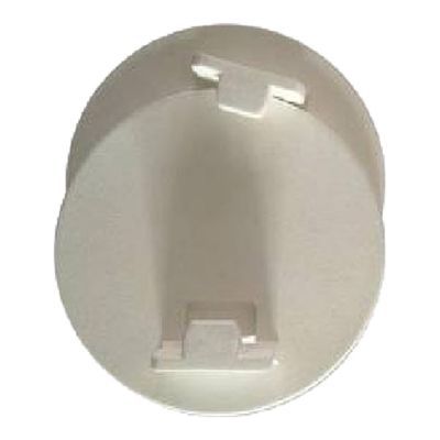 2 cales adhésives plastique pour support universel Geko blanc L.9 cm