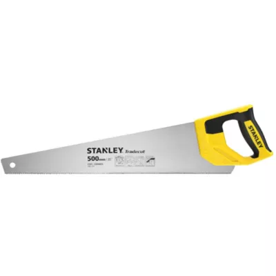 Scie égoïne à bois Stanley STHT20350-1 lame en acier trempé 500 mm 8 dents par pouce