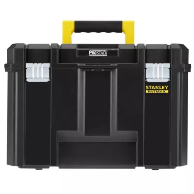 Image principale de Malle de rangement 22 L Stanley prostack avec plateau porte-outils