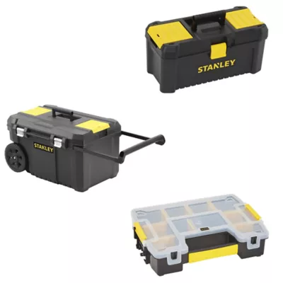 Rangement mobile Stanley, lot de 3