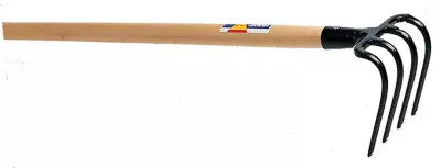 Croc à bêcher 4 dents avec manche bois 130cm