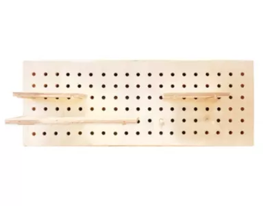 Tableau mémo perforé en bois L.80 x H.30 cm Ariane