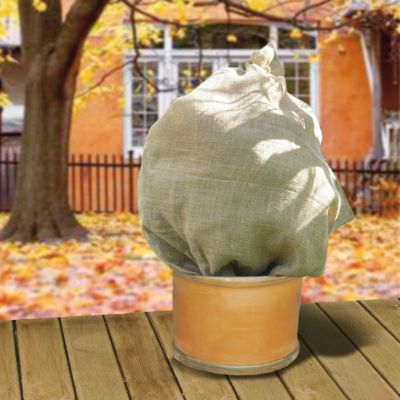 Sac d'hivernage Nortene Naturesac en toile de jute l.1,1 x H.1 m 270 g/m²