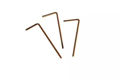 Fixation pour cloches et tunnels Jany H. 17,5 cm en métal vendue par 20 pièces